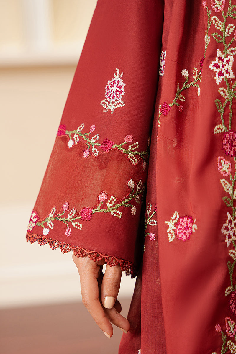 Cross Stitch | Embroidered Lawn Mahiri 24 | SYLVAN RED