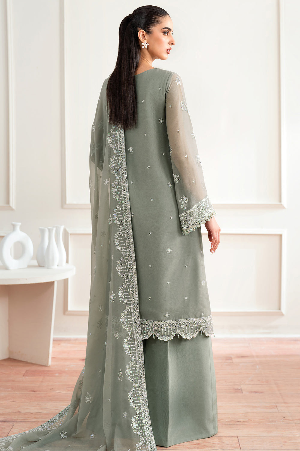 Farasha | Essence Formals 25 | Ash Green