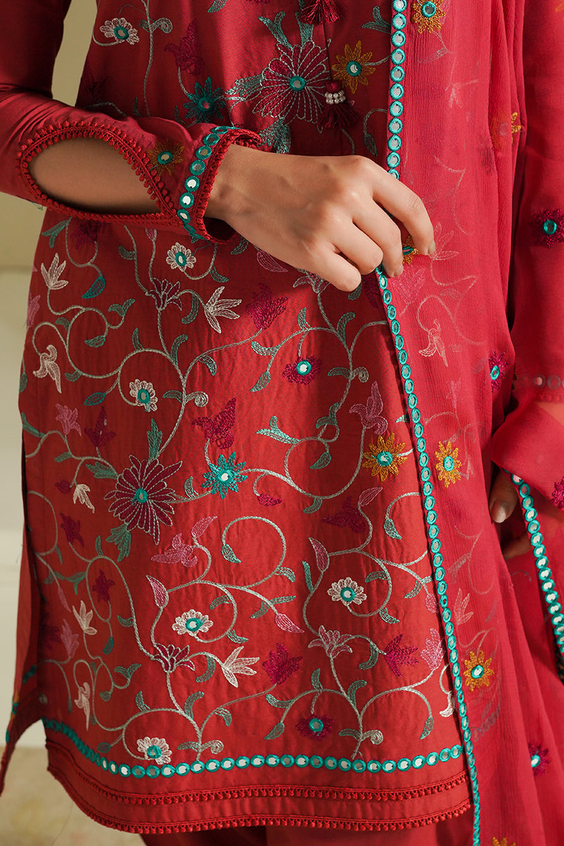 Cross Stitch | Mahiri Embroidered Lawn 24 | RUBY SKY