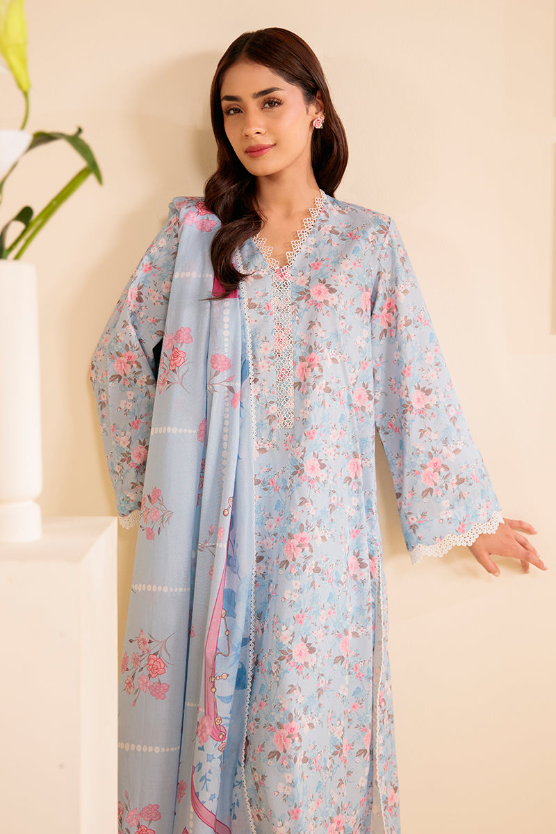 Cross Stitch | Daily Wear | MYSTIQUE BLUE