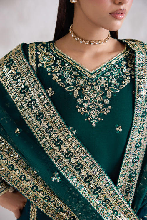 Faiza Saqlain | Reina Formals | Gold Radiance