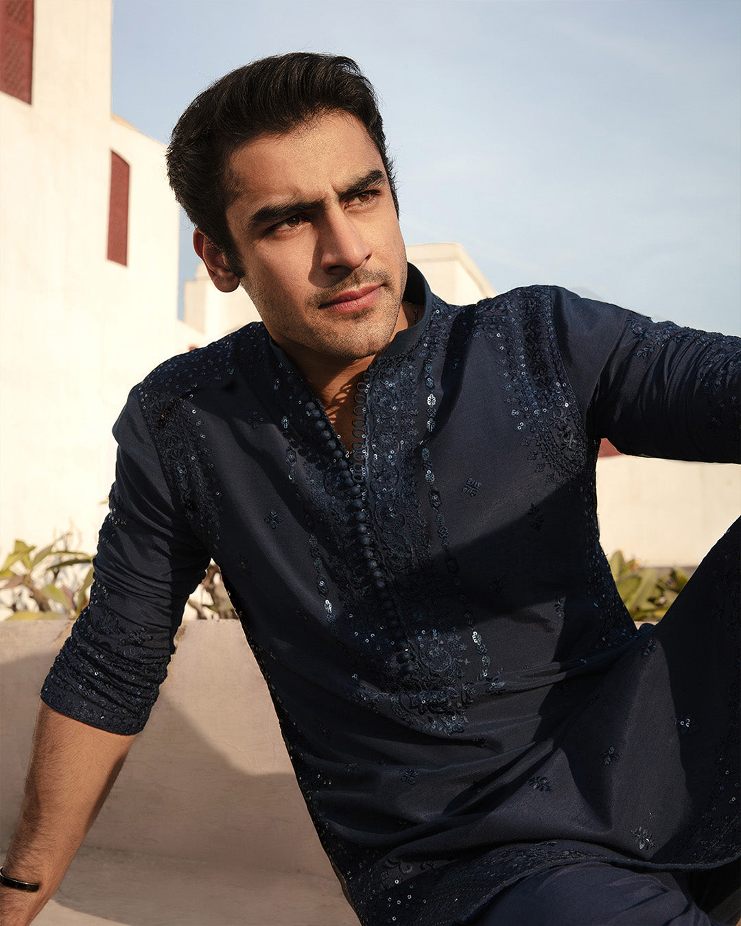 Pakistani Menswear | Faiza Saqlain | Amoz