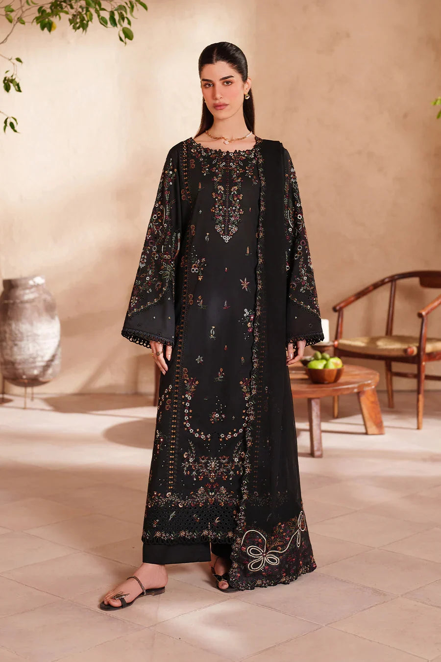 Iznik | Festive Lawn '26 | EL-11 Embroidered Lawn