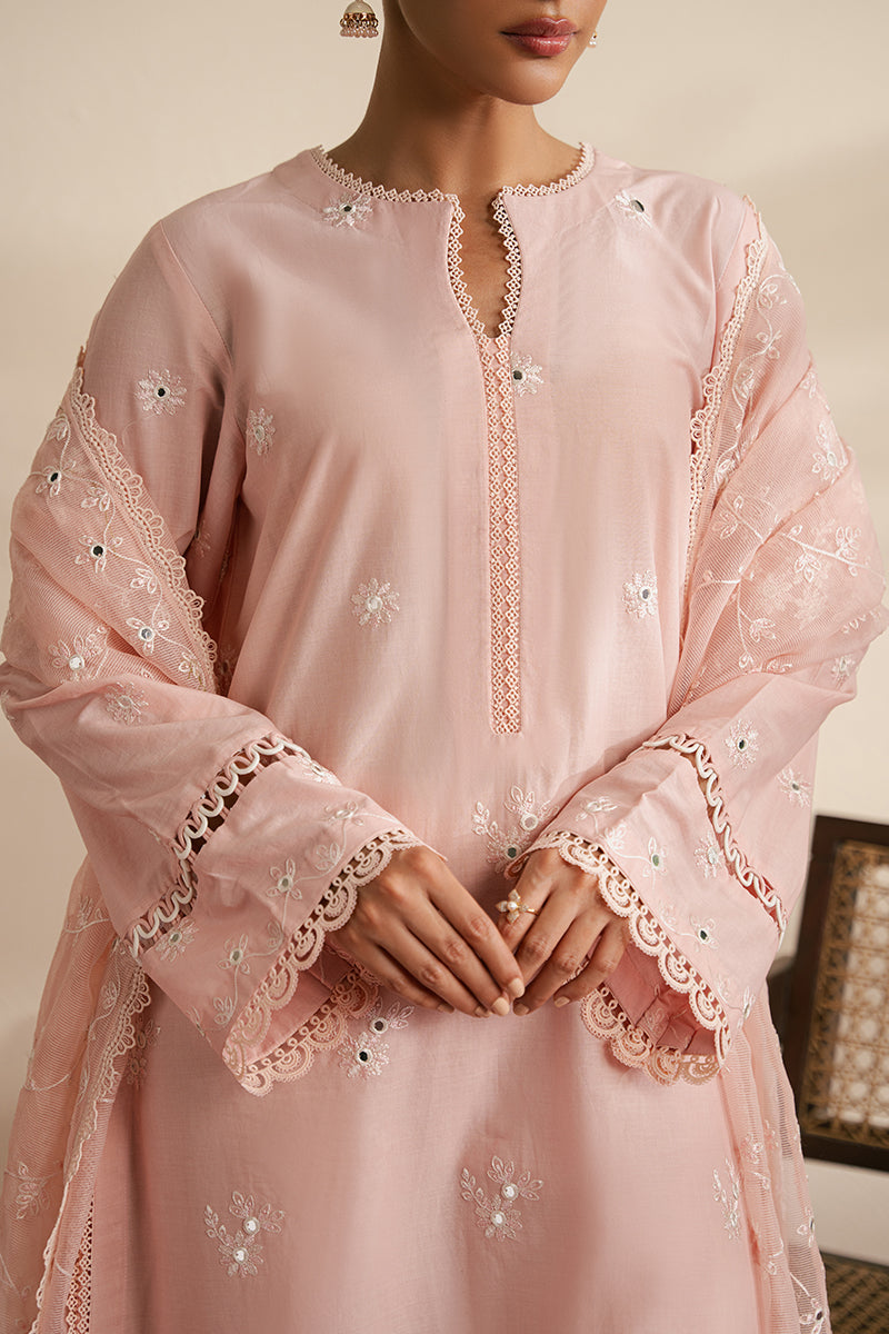 Cross Stitch | Embroidered Lawn Mahiri 24 | SILVER PINK