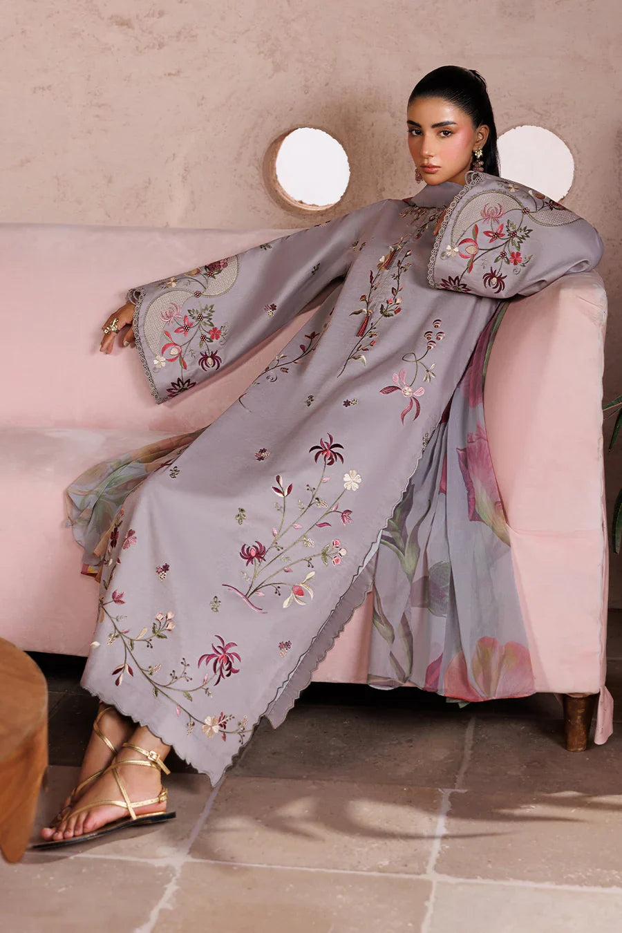 Iznik | Sunscape Lawn '26 | UE-699 Embroidered Lawn