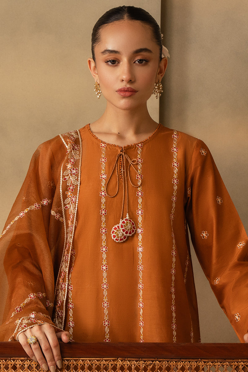 Cross Stitch | Mahiri Embroidered Lawn 24 | RUSTIC AURA