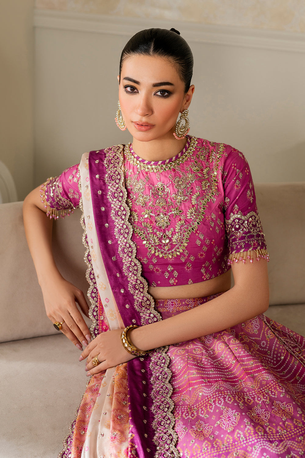 Baroque | Formals Collection | EMBROIDERED SILK UF-4163