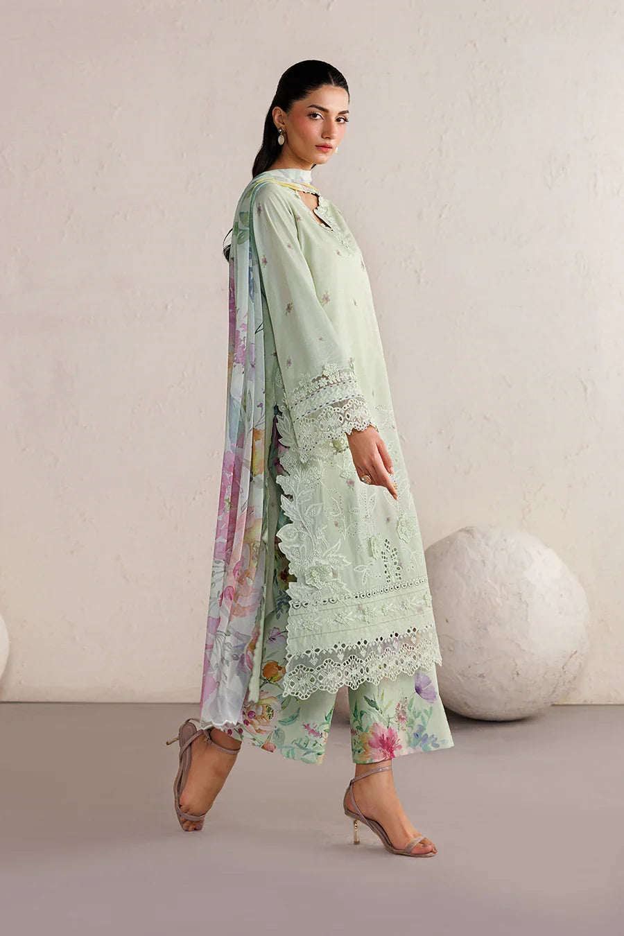Iznik | Festive Lawn '26 | IBE-06 Embroidered Lawn