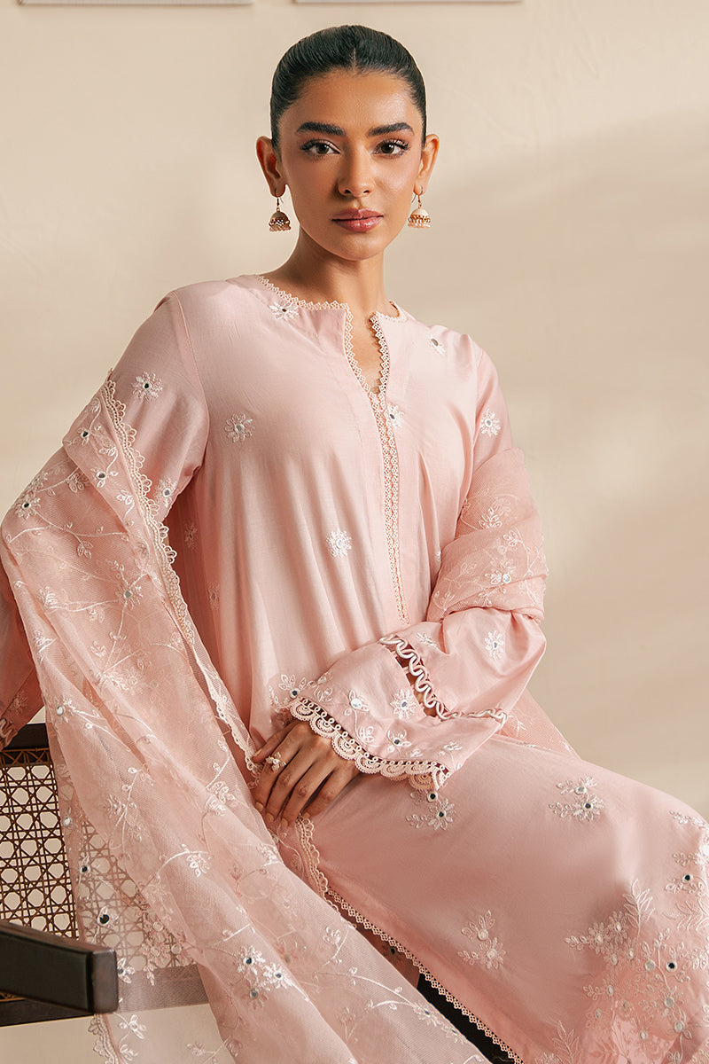 Cross Stitch | Embroidered Lawn Mahiri 24 | SILVER PINK