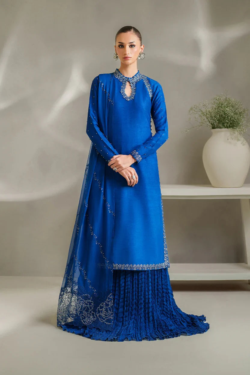 Iznik | Ready to Wear | IP-336 Embroidered Rawsilk