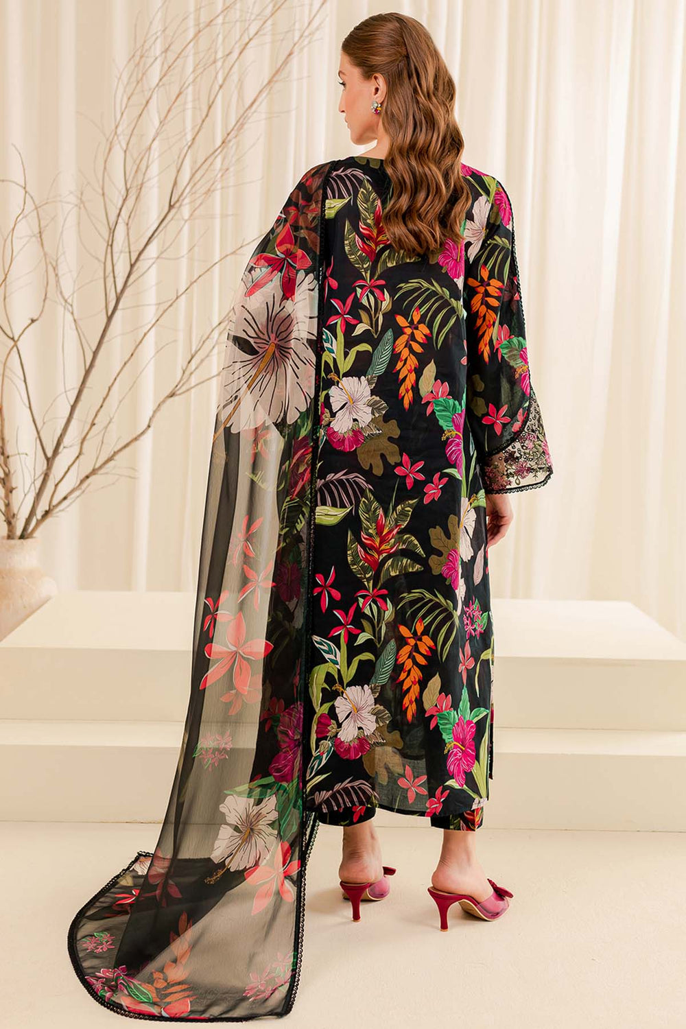 Farasha | Printed Essentials | Ebony Passion