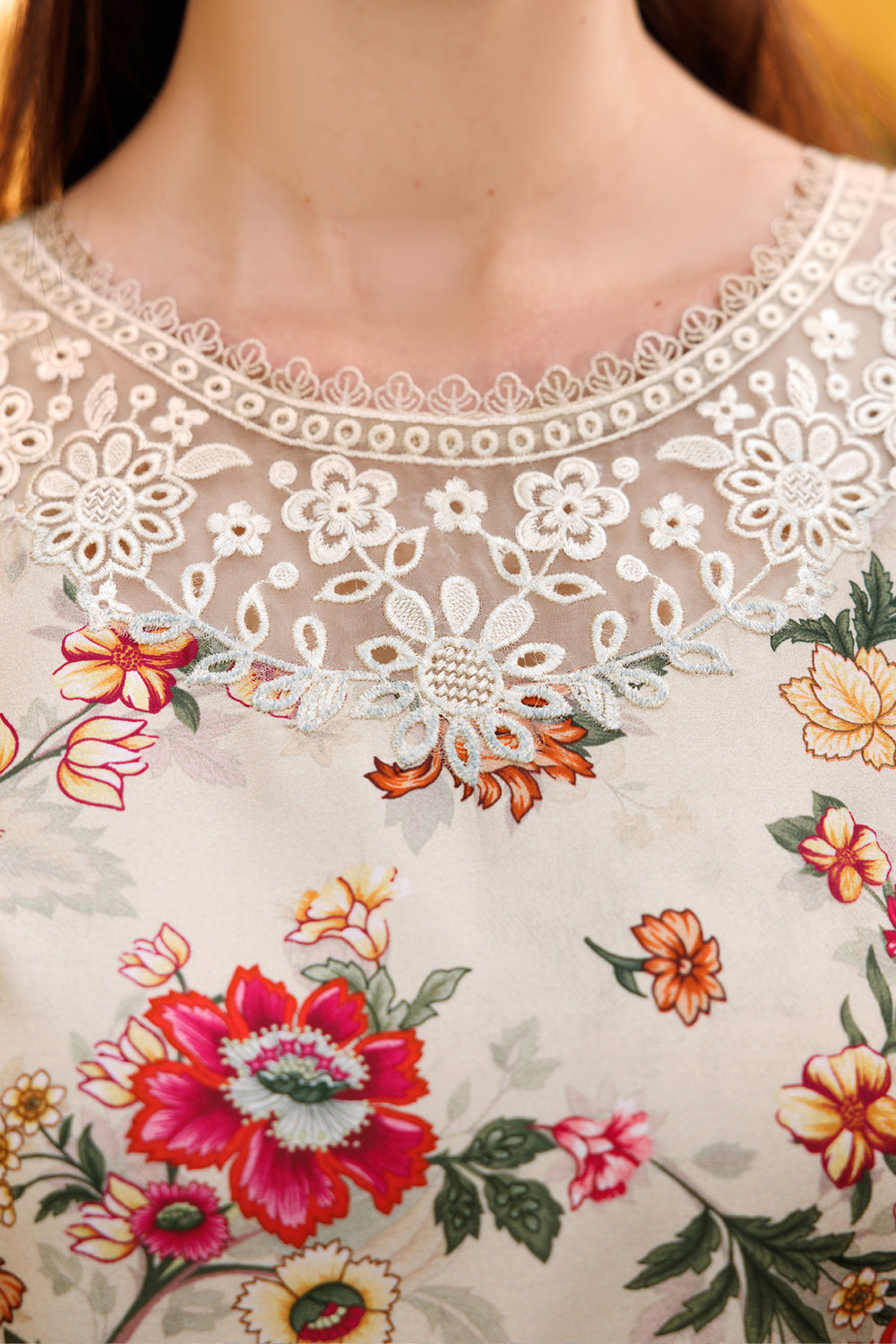 Farasha | Printed Essentials | Ivory Dusk