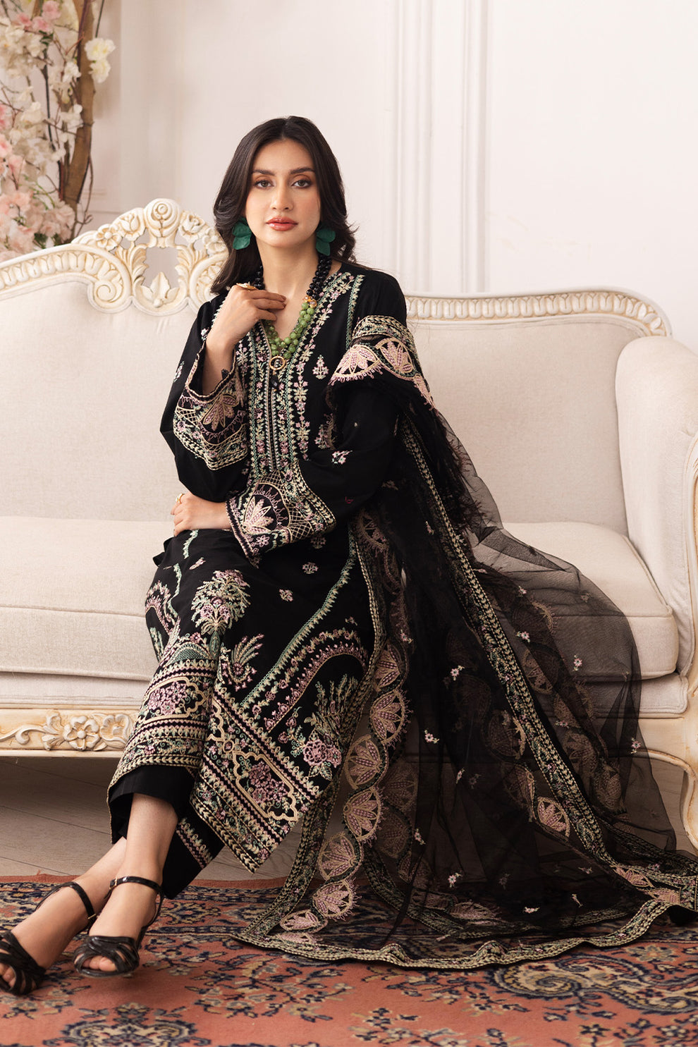 Maryum N Maria | Mira Luxury Lawn | SARA - FS50103