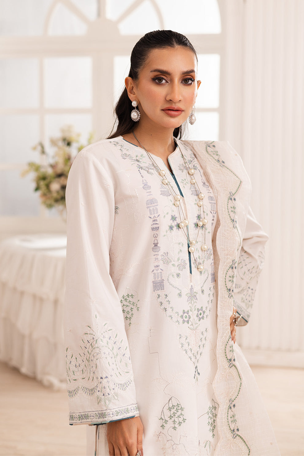 Maryum N Maria | Mira Luxury Lawn | MAIRA - FS50107