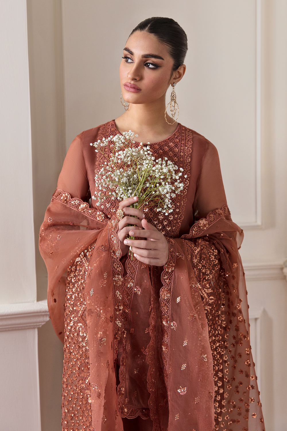 Baroque | Formals Collection | EMBROIDERED CHIFFON UF-296