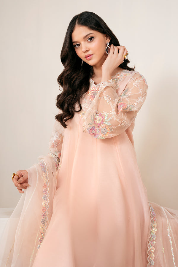 Baroque | Luxury Pret 25 | EMBROIDERED CHIFFON PR-1054