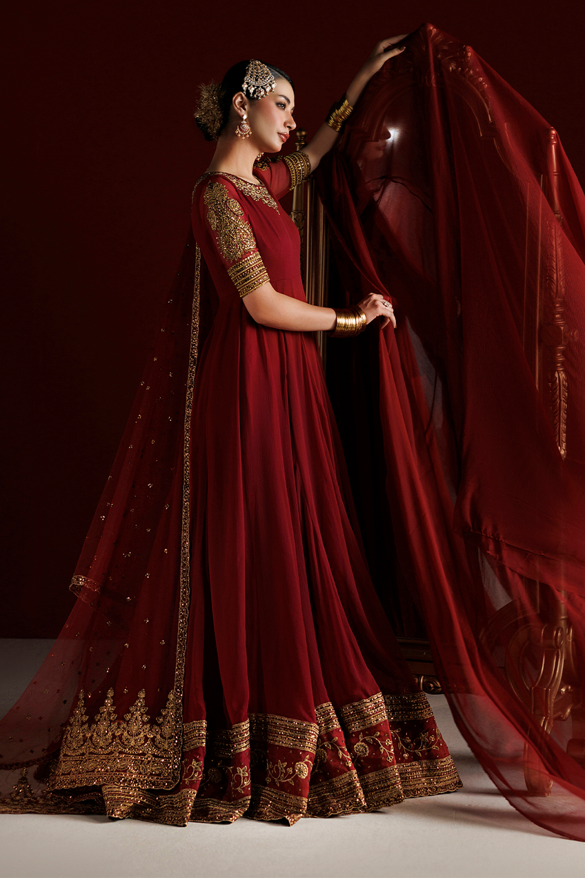 Iznik | Semi Formals'26 | CC-111 Embroidered Chiffon