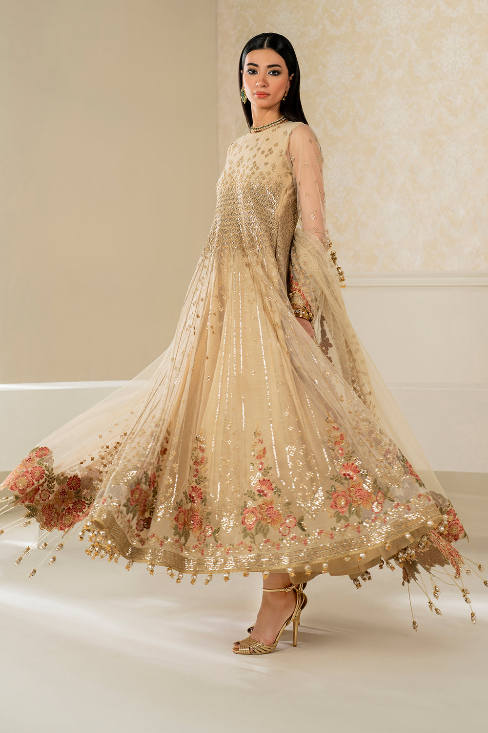 Baroque | Formals Collection | EMBROIDERED NET UF-4159