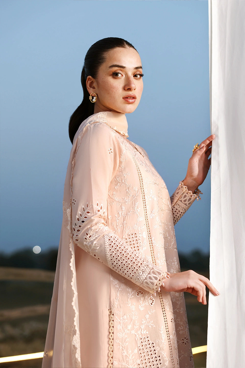 Azure | Luxury Lawn 26 | Petaline