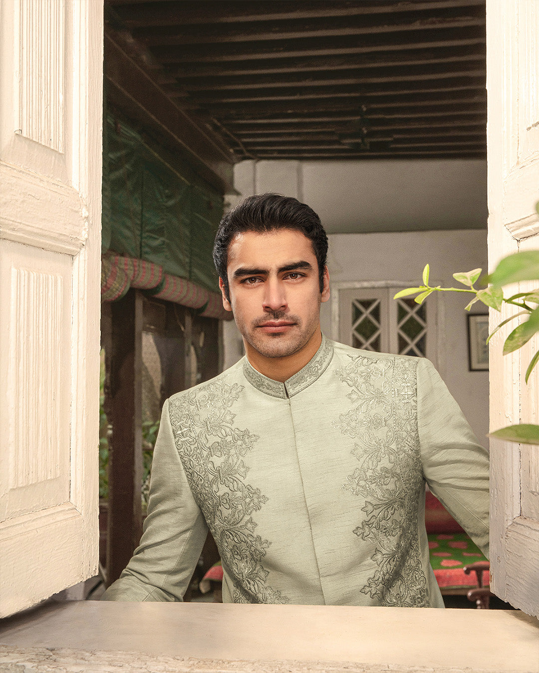 Pakistani Menswear | Faiza Saqlain | Gazsi