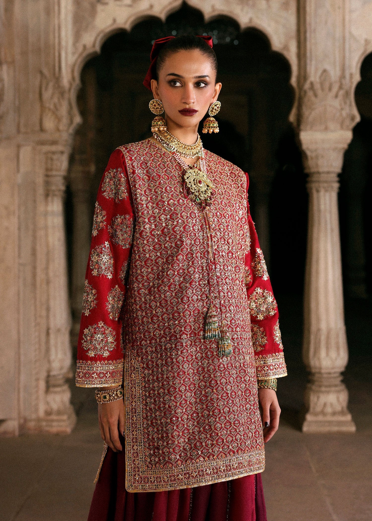 Hussain Rehar | Luxury Pret AW 25 | Crimselle
