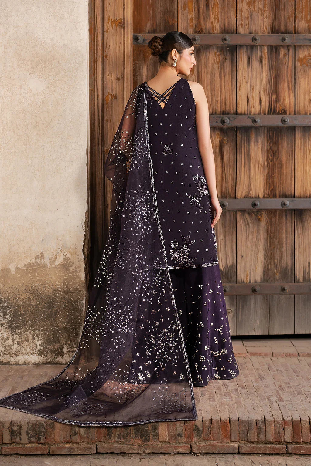 Iznik | Luxury Chiffon | ILC-06 Embroidered Organza