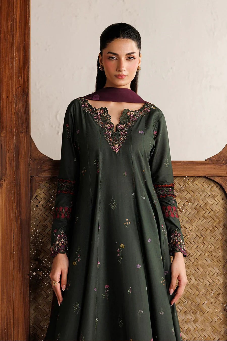 Iznik | Festive Lawn '26 | IBE-03 Embroidered Lawn