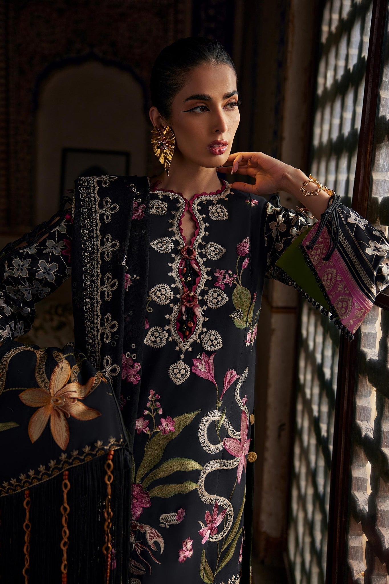 Elan | Luxury Lawn 25 | AZUREH (EL25-04 A) -  Elan Ladies Clothes - Original Designer Dress - House of Maryam