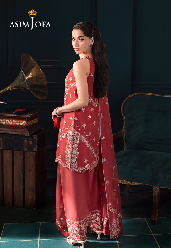 Asim Jofa | Lumiere Formals | AJLFC-06 EMBROIDERED ORGANZA