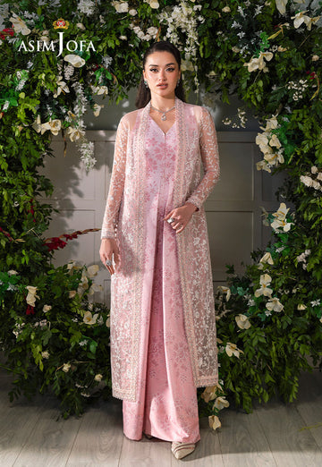 Asim Jofa | Lumiere Formals | AJLFC-02 EMBROIDERED ORGANZA