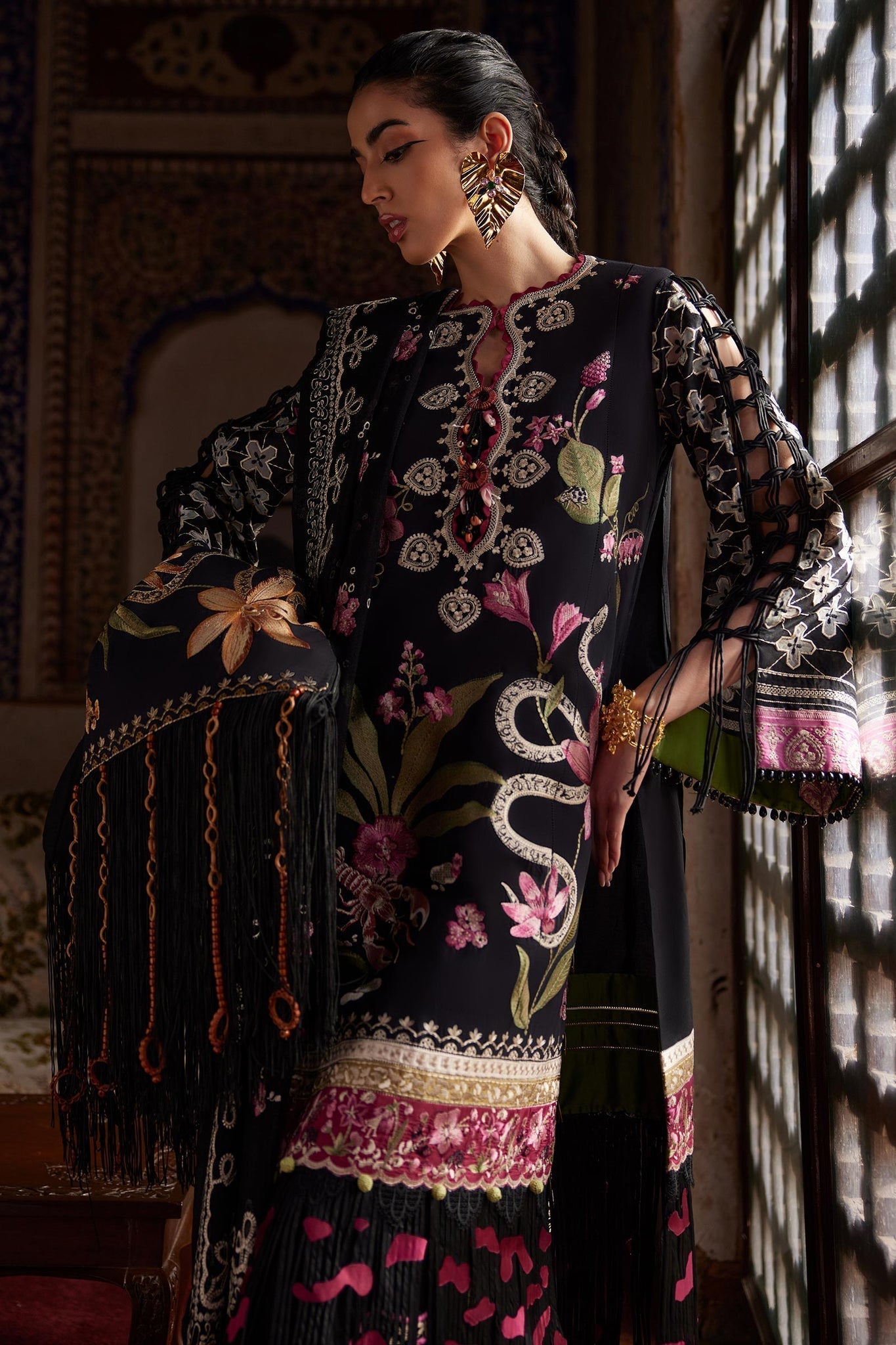 Elan | Luxury Lawn 25 | AZUREH (EL25-04 A) -  Elan Ladies Clothes - Original Designer Dress - House of Maryam
