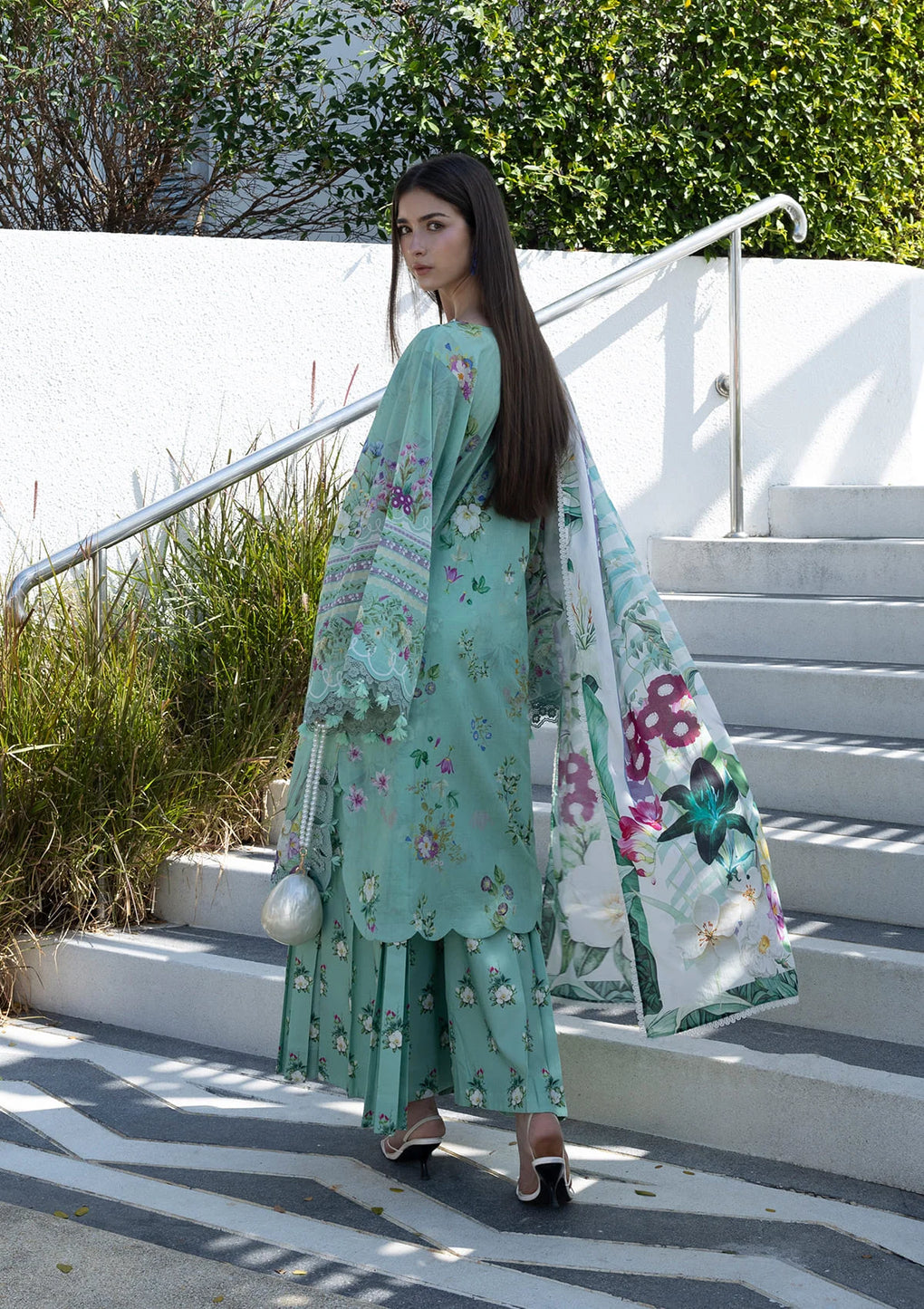 Elaf Premium | Prints Collection 26 | EPN-7A TEAL ME