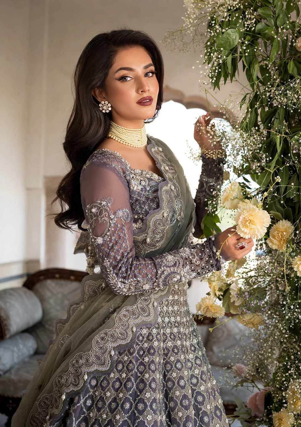 Elaf Premium | Formal Handwork Collection | EFH-02 NAZNEEN