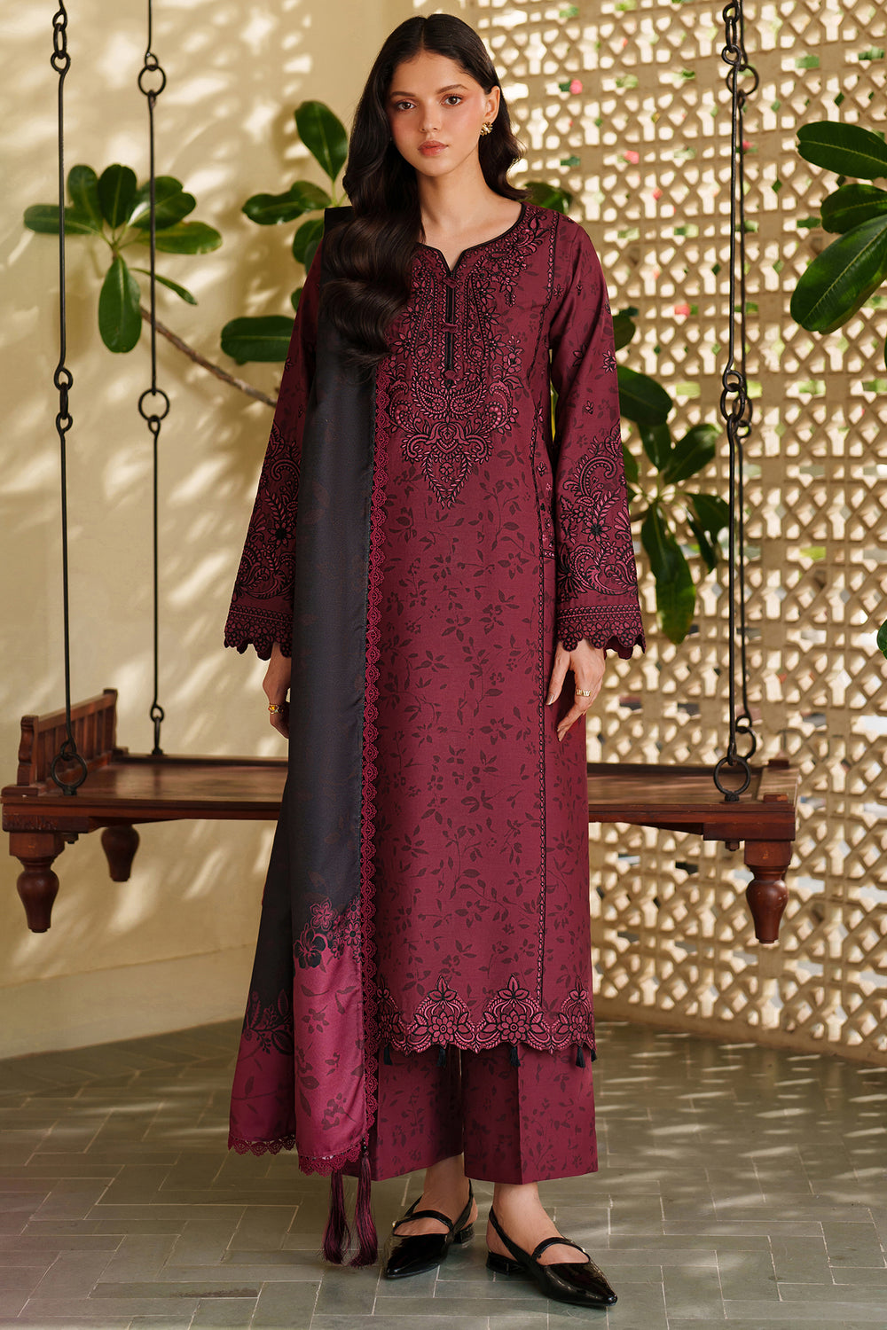 Farasha | Meline Premium Viscose 25 | Sable Bloom