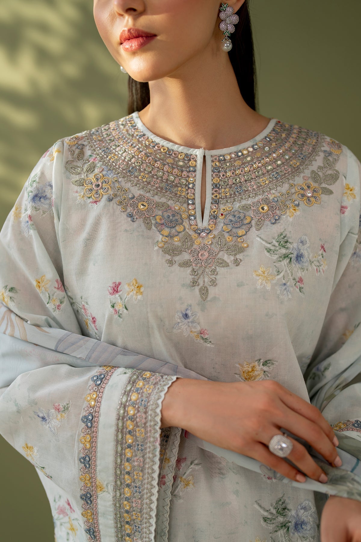 Baroque | Eid Printique | EMBROIDERED PRINTED LAWN UF-4170