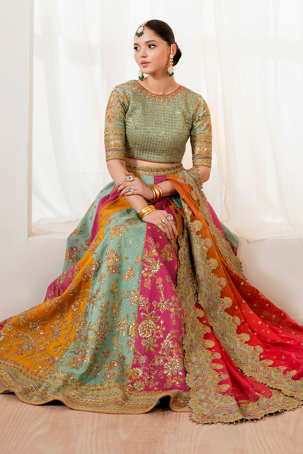 Baroque | Formals Collection | EMBROIDERED SILK UF-4036