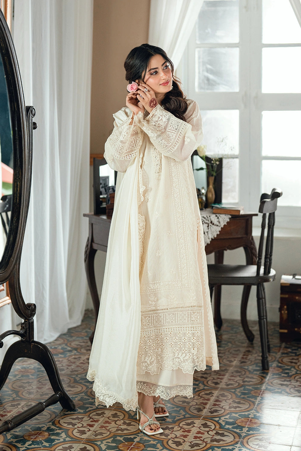 Azure | Eid Drop | Ivory Petal
