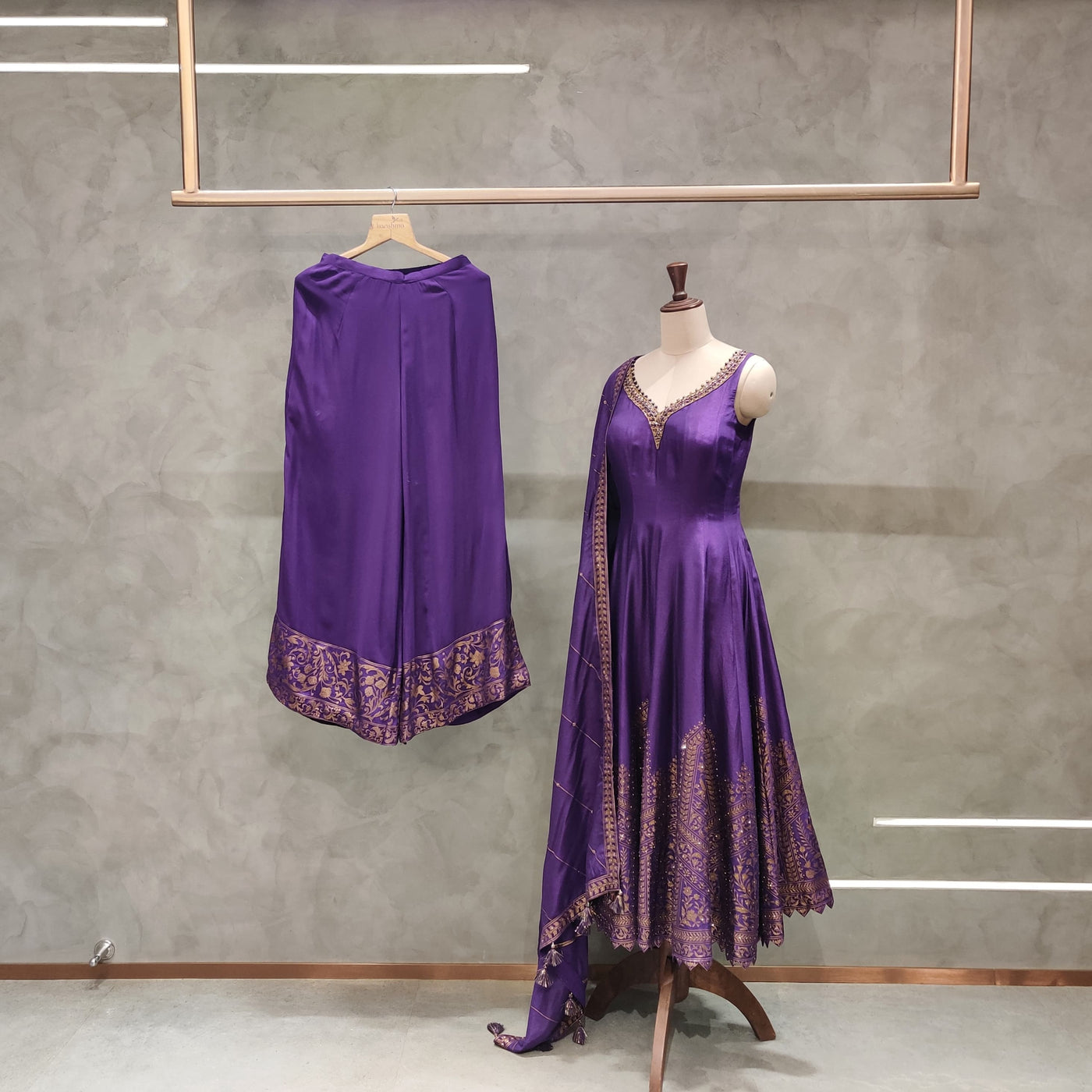 Royal Blue Anarkali Suit