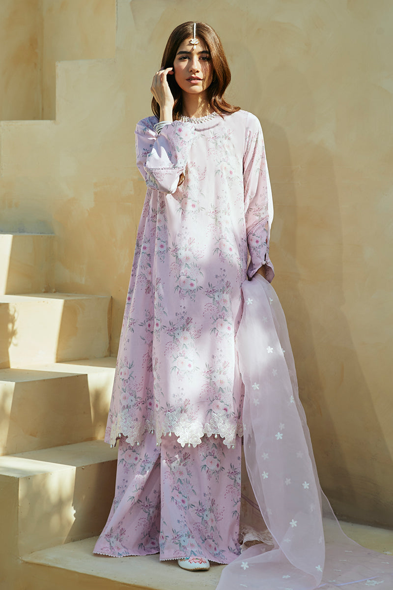 Cross Stitch | Premium Lawn 24 | SHADOW BERRY
