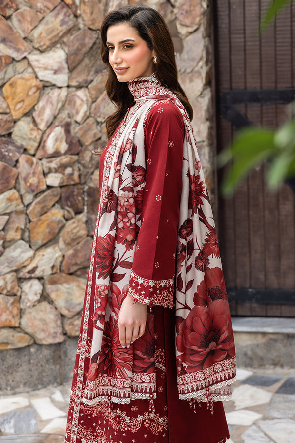 Farasha | Eminence Khaddar 25 | Claret