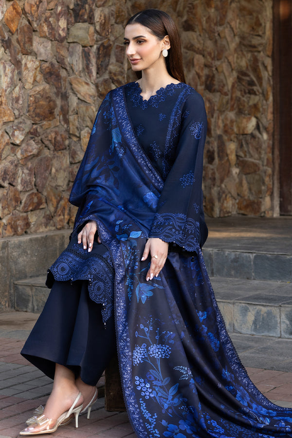 Farasha | Eminence Khaddar 25 | Bluebell
