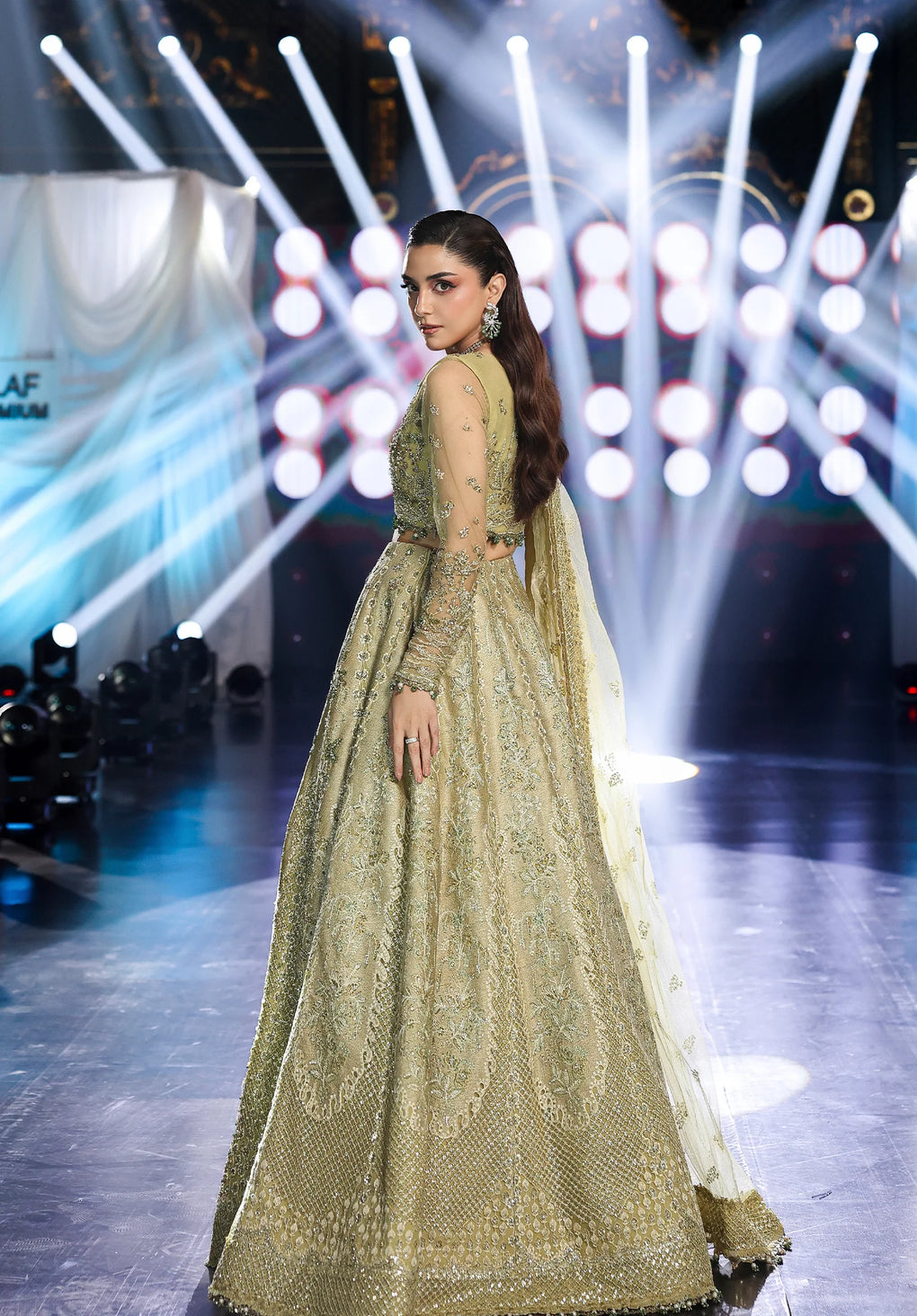 Elaf Premium | Stardom Formal Handwork 25 | ESH-07 MINT MAJESTY