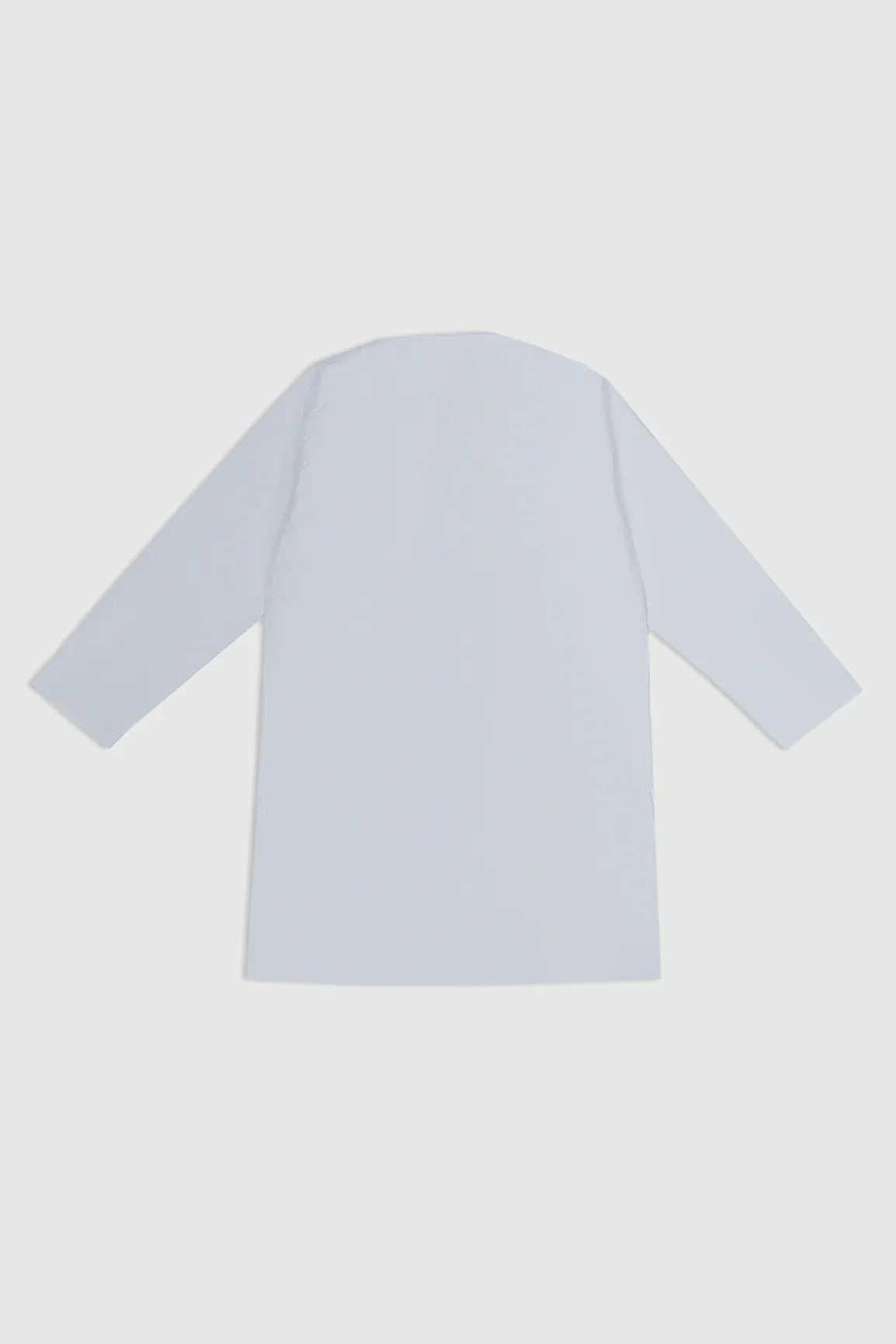 Off White Blended Kurta Trouser - Kids