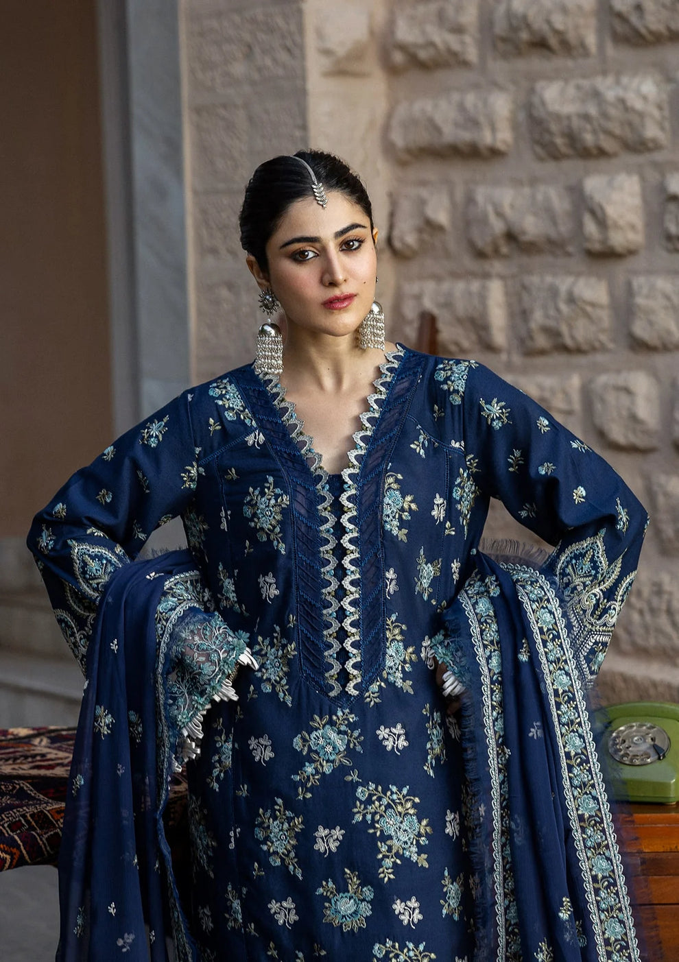 Kahf Premium | Karandi 25 | AZURE BLUE