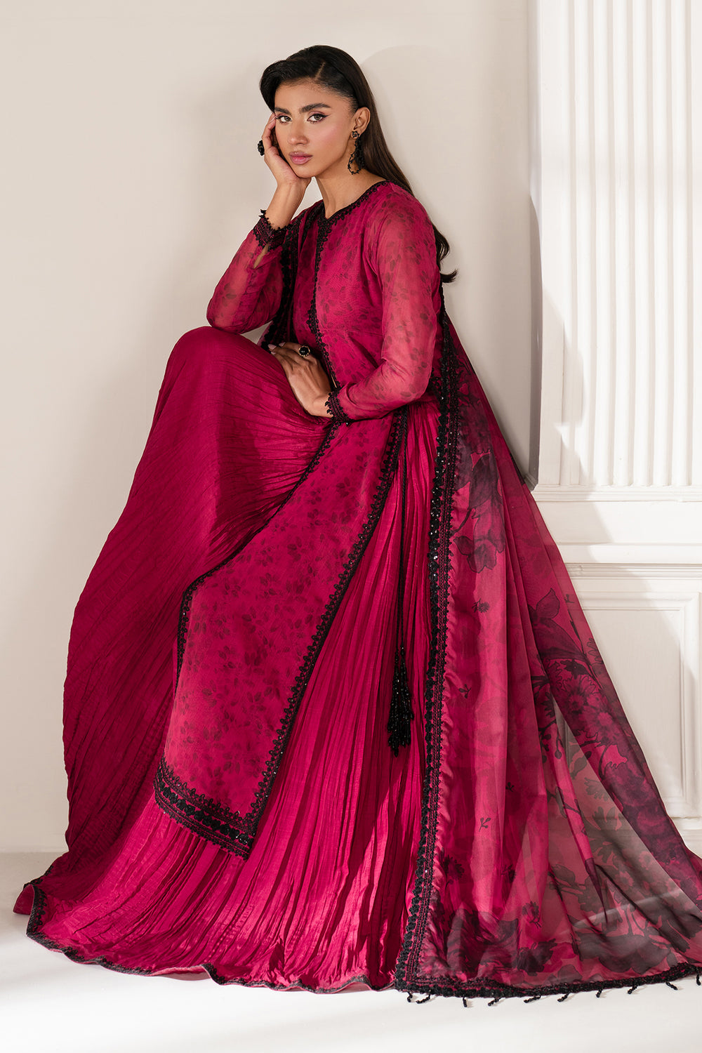 Baroque | Formals Collection | EMBROIDERED CHIFFON UF-4138