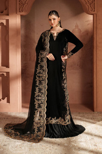 Iznik | Raagni Velvet Formals | IV-62 Embroidered Velvet