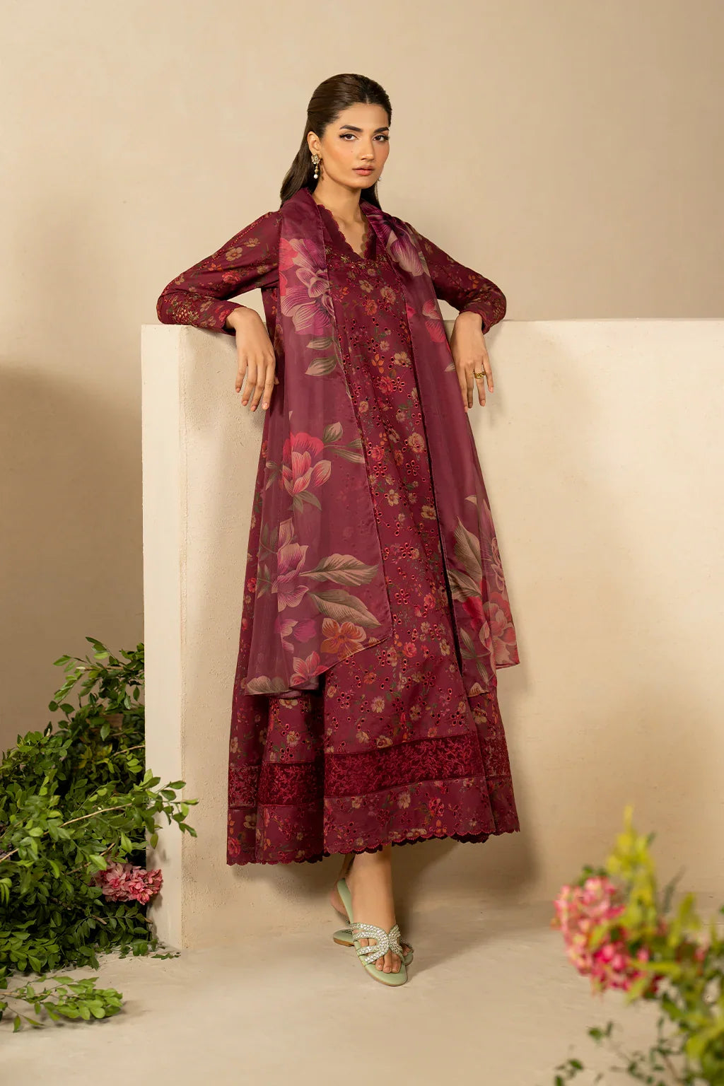 Iznik | Festive Lawn '25 | EFL-10 Embroidered Lawn