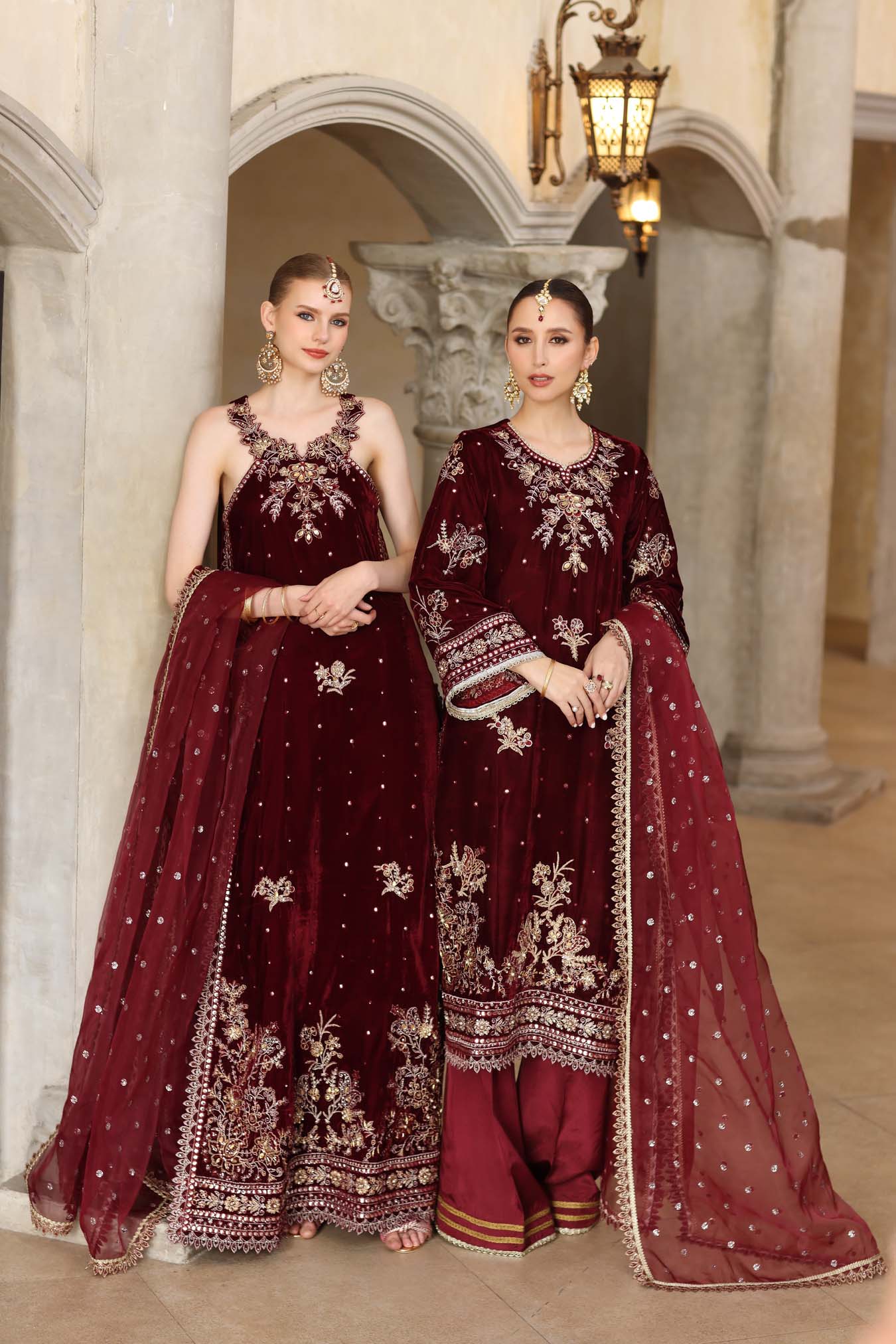 Noor by Saadia Asad | Handcrafted Velvet 25 | Naqsh