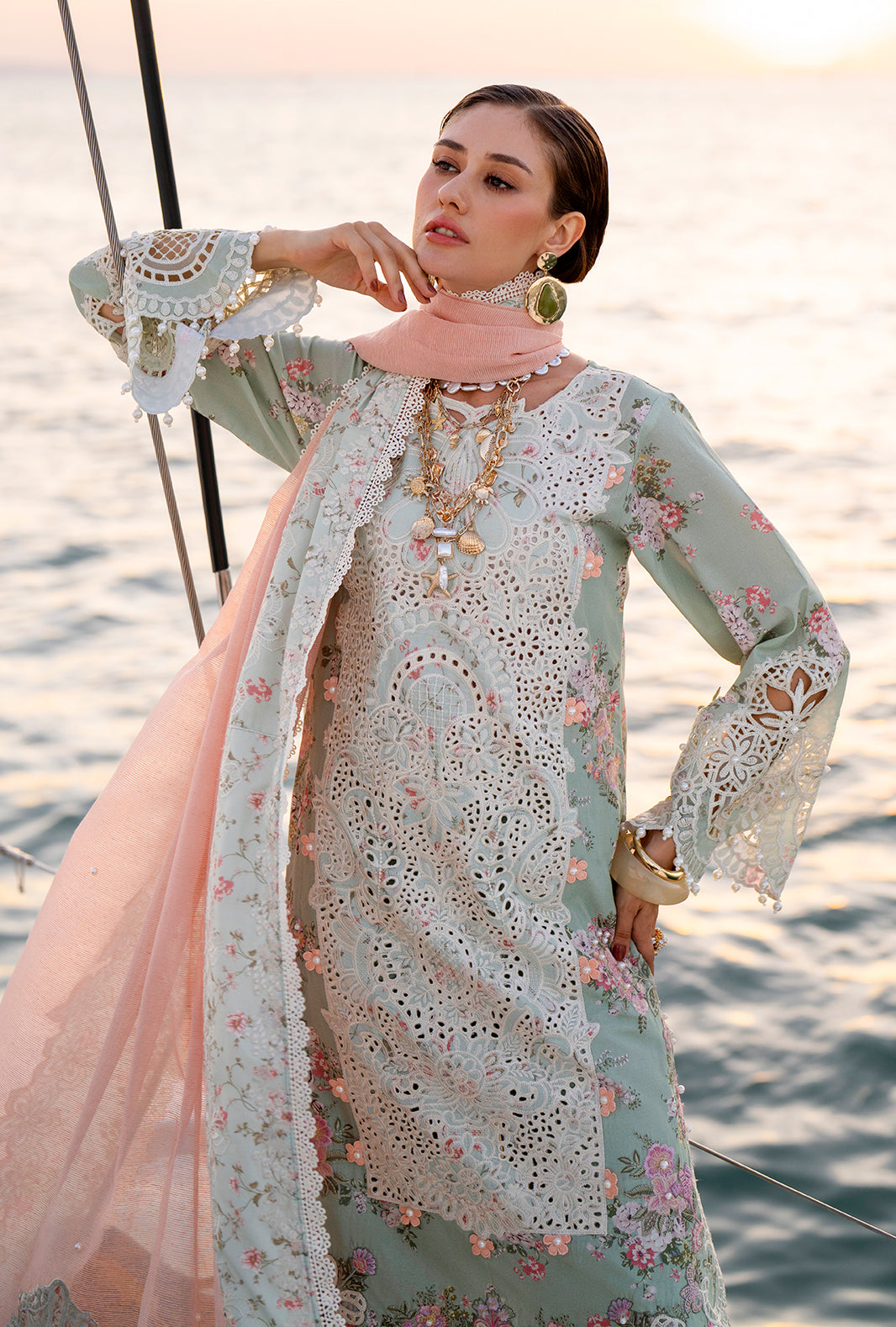 AJR Couture | Evara Luxury Lawn | Fyna
