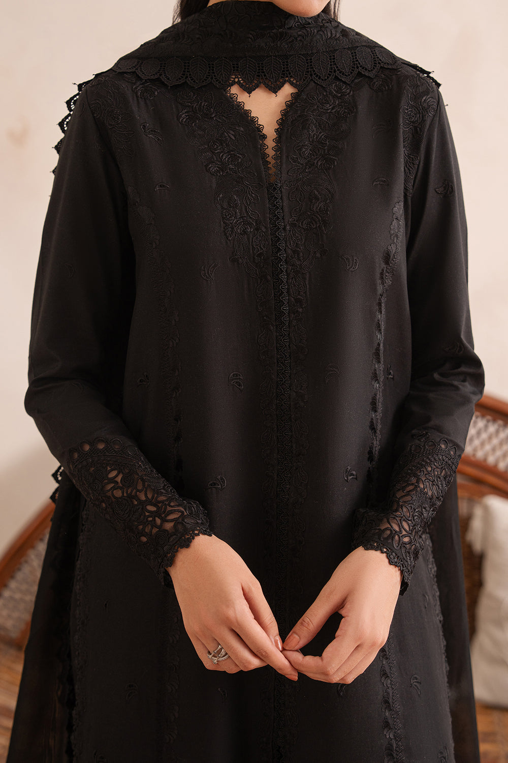 Afrozeh | Muted Muse 26 | Mist
